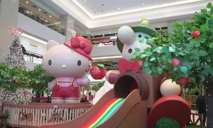 Hello Kitty攜手Müllerchen萌爆登場(chǎng)，刷新圣誕美陳新體驗(yàn)